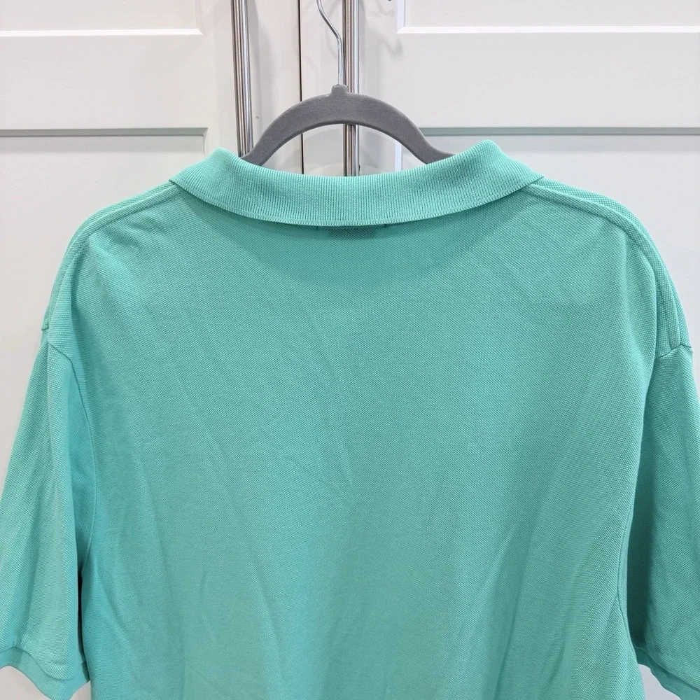 Polo Ralph Lauren Mens XL Polo Shirt Turquoise Aqua Classic Fit Pony Cotton